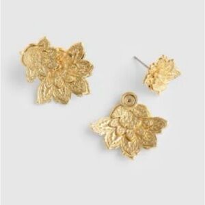 Madewell floral chintz front - back earring
